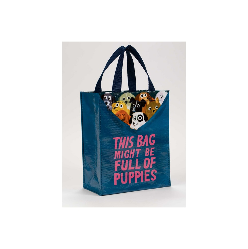 Fashion Accessories, BlueQ, Tote, Art & School, Handy, Full of Puppies, 776220